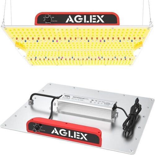  AGLEX K2000 LED Full Spectrum Grow Light with UV IR, 4X5 FT Coverage with Daisy Chain & Dimmable  - Lot 497
