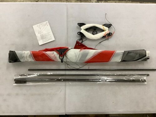  Hengda Kite Quad-line 7.9' Stunt Kite with 250LB Professional Flying Line - Lot 400