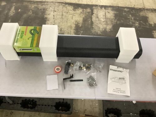 EASEORD Pressurized Water Tank Camping Shower  - Lot 560