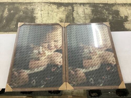 Set of 2 Picture Frames, 26.5" x 38.5"  - Lot 660