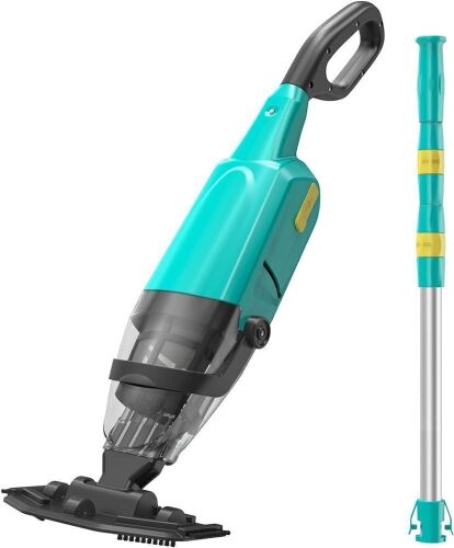 Efurden Handheld Rechargeable Cordless Pool Cleaner with Running Time up to 60-Minutes - Lot 715