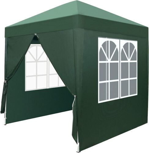 Outvita 6.5x6.5ft Pop Up Canopy Tent with 4 Side Walls and Carry Bag  - Lot 305