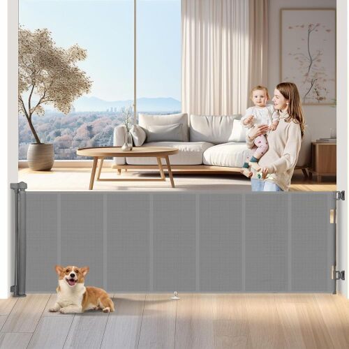 120 inch Retractable Baby Gate - Lot 292