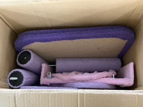 Multi-level Purple Cat Tree  - Lot 470