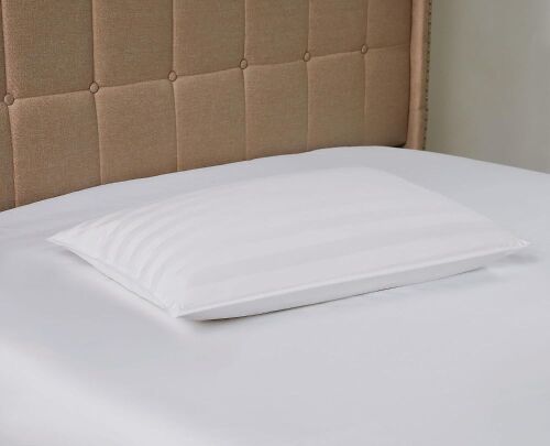 DOWNLITE Down Extra Thin, Flat & Soft Pillow for Stomach Sleepers, Standard/Queen - Lot 299
