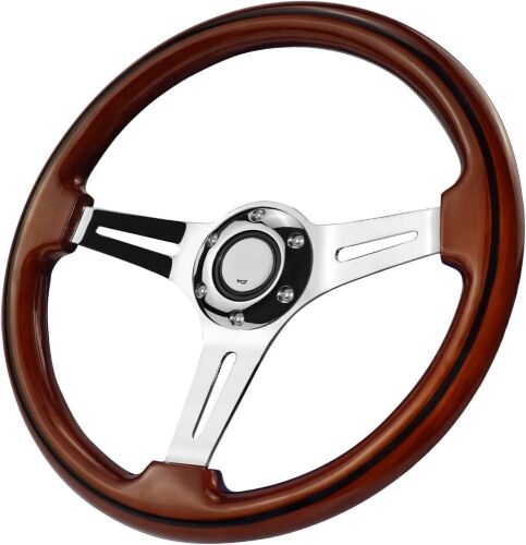 Universal Racing/Golf Cart Steering Wheel, 13.8" 6 Bolts  - Lot 601