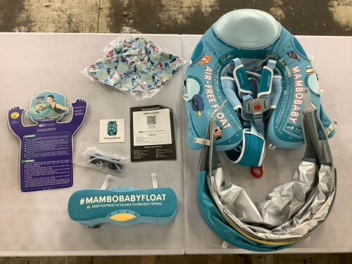 Mambo Non-Inflatable Infant Baby Pool Float with Canopy - Lot 210