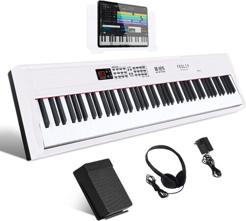 Fesley 88 Key Full-Size Digital Piano Keyboard - Lot 416