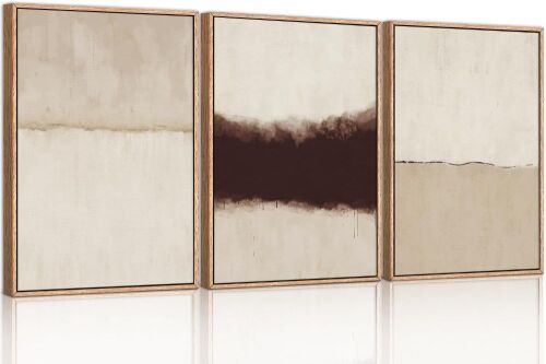 Neutral Abstract Wall Art, Set of 3 - Lot 248