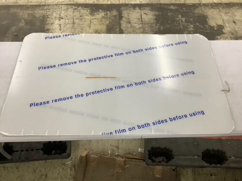 32" x 54" Sheet of Plexiglass - Lot 201