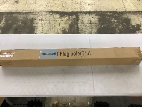 25' Black Heavy Duty Flag Pole  - Lot 217