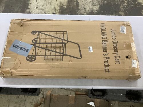 Jumbo Foldable Grocery Cart  - Lot 190