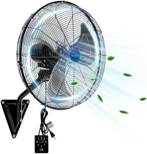 20 in 3 Speed High Velocity Oscillating Wall Fan - Lot 103