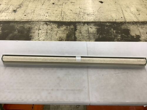 Persilux Free-Stop Cordless Roller Shades, Cream, 58" x 72" - Small Crack on Side Piece - Lot 171
