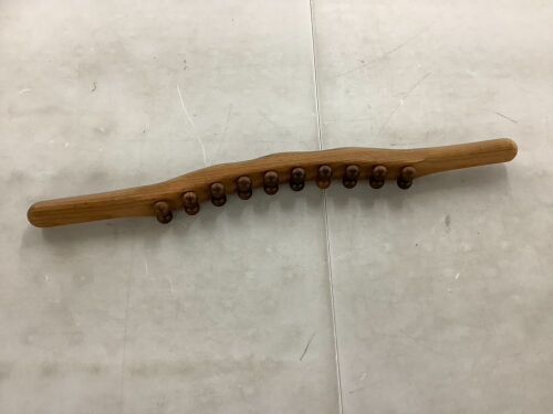 20 Bead Wood Massage Stick  - Lot 184