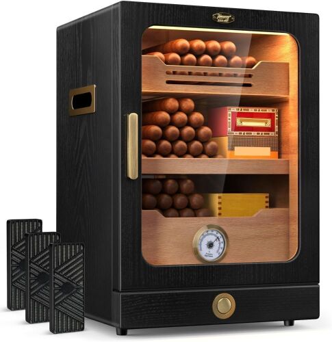 Tesonway 15L Cigar Humidor Cabinet - Lot 77