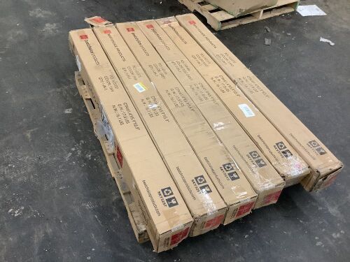 Lot of (6) 10' Solar LED Patio Umbrellas - Uninspected - Lot 66