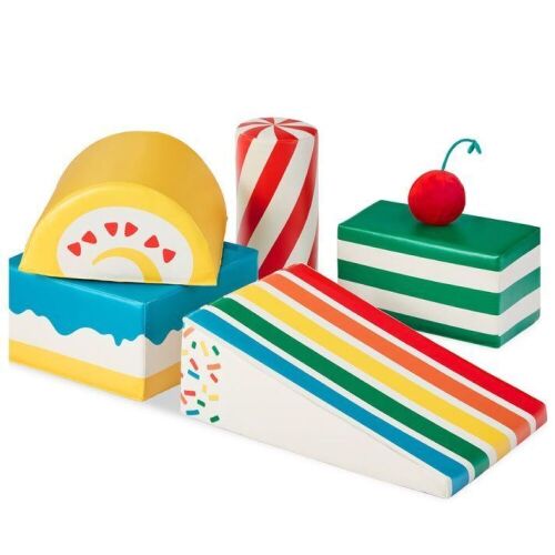 5-Piece Kids Climb & Crawl Soft Foam Shapes Structure Playset - Lot 47