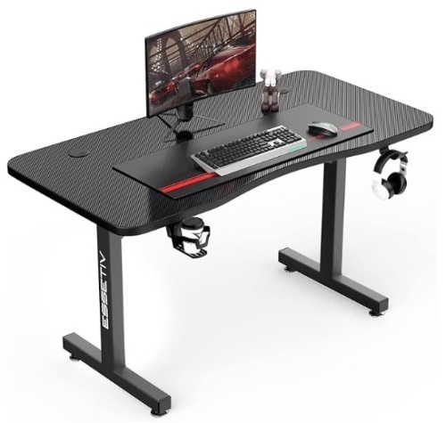 Gaming Desk 40 inch,PC Gaming Table,T-Shaped Gaming Computer Desk - Lot 62