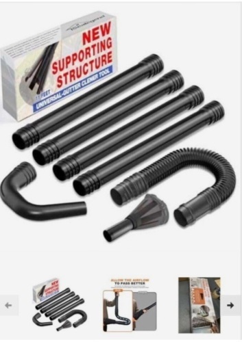 Sealegend 11 Ft Gutter Cleaning Kit Leaf Vacuum Attachment - Lot 77