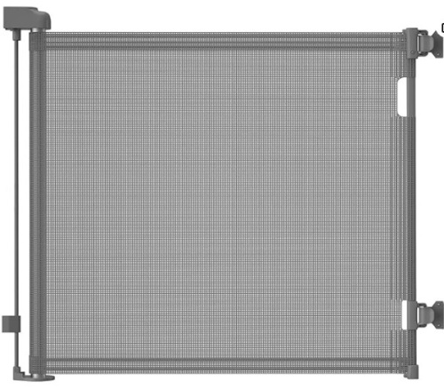 Punch-Free Install Retractable Baby Gate, Mesh Baby Gate or Mesh Dog Gate,33" Tall,Extends up to 55" Wide - Lot 90