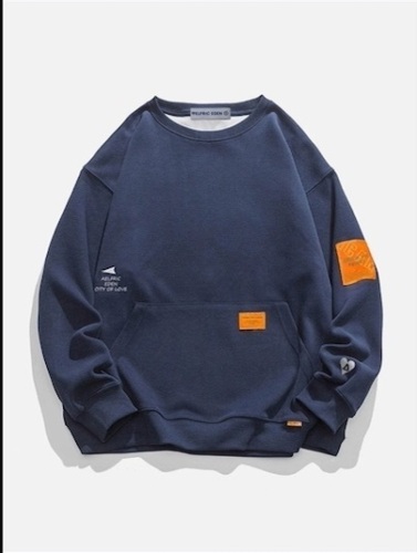 Aelfric Eden Orange Labeled Sweatshirt-medium - Lot 107