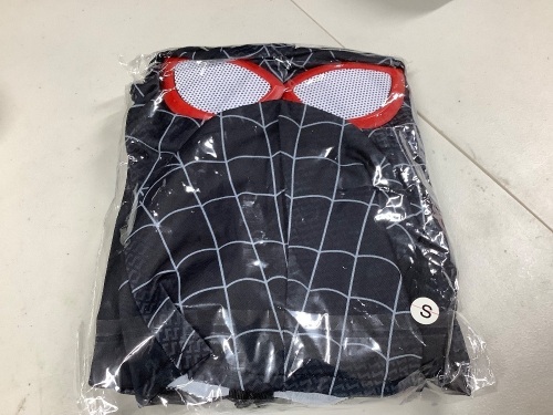 TCOS The Crazy Ones Black Spiderman Costume Superhero Halloween adult small - Lot 126