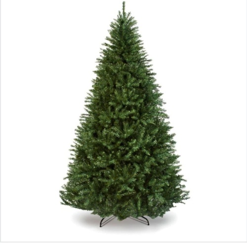 Hinged Douglas Full Fir Artificial Christmas Tree w/ Metal Stand 9ft - Lot 183
