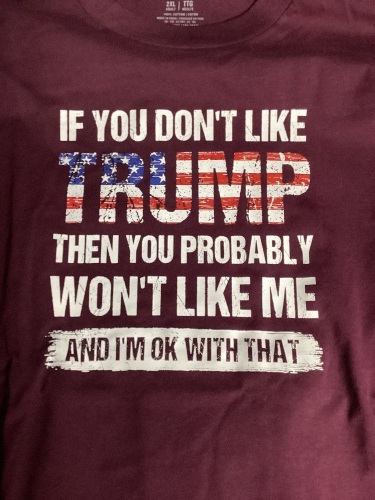 TRUMP t-shirt size 2XL tall - Lot 259