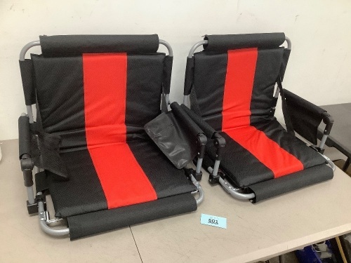 Aooximi Set of 2 Stadium Seats - Lot 601