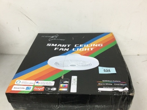 Smart Ceiling Fan Light - Lot 634