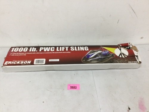 1000lb PWC Lift Sling - Lot 9883