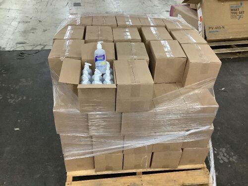 Pallet of Instant Hand Sanitizer, (77) Cases of 12 Bottles - Lot 322