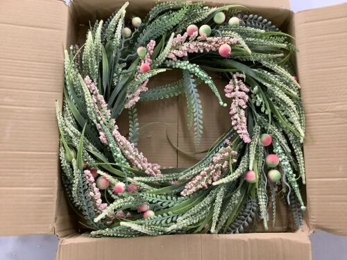 Artificial Greenery Wreath  - Lot 618