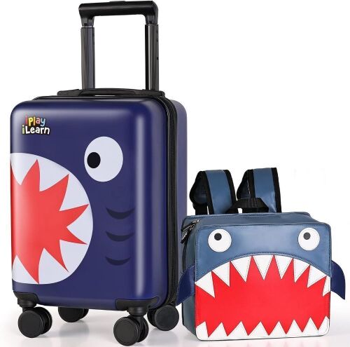 iPlay, iLearn Shark Kids Luggage Set - Lot 657