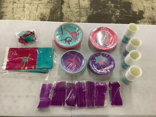 Gymnastics Party Supplies  - Lot 704