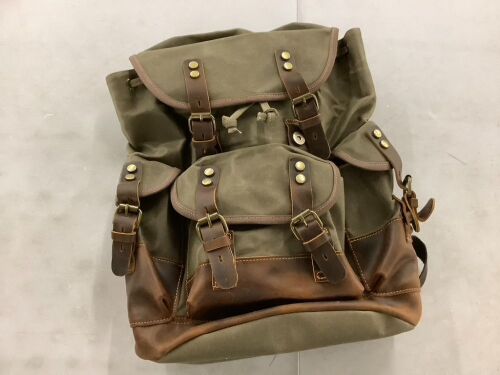Canvas Backpack - Lot 708