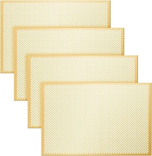 Gisafai Cloverleaf Perforated Aluminum Sheets 2' x 3', 4 pc  - Lot 750