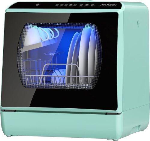 Airmsen Portable Countertop Dishwasher with 5L Built-in Water Tank - Lot 93