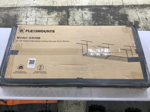 FLEXIMOUNTS 2x8 Overhead Garage Storage Rack - Lot 356