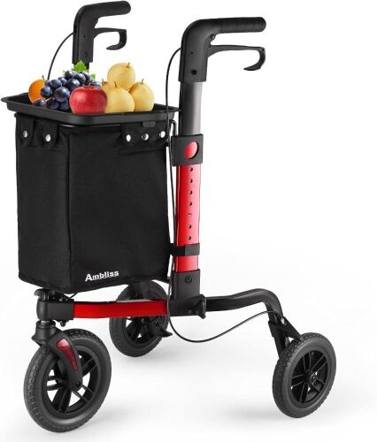 Ambliss Tri-Rollator 3 Wheel Walker  - Lot 380