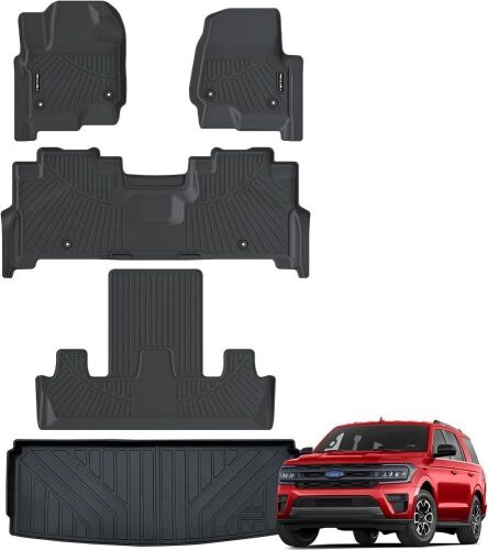 Floor Mats & Cargo Liner for 2018-2024 Ford Expedition 7 Seats - Lot 382