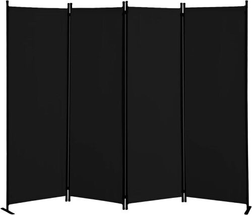 Folding Privacy Screen Room Divider, 4 Panel  - Lot 677