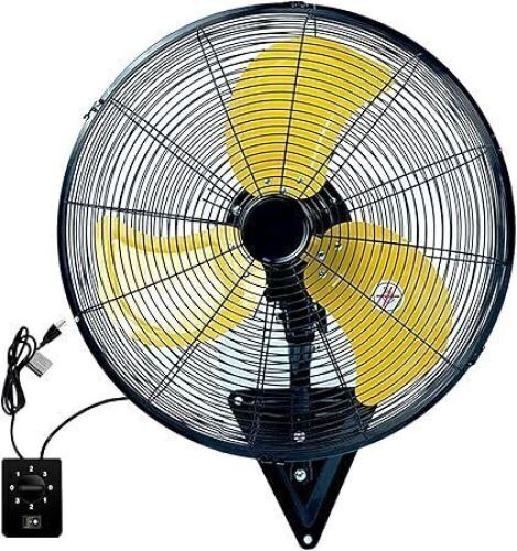 Bestronair 20 in Wall Mount Oscillating Fan   - Lot 389