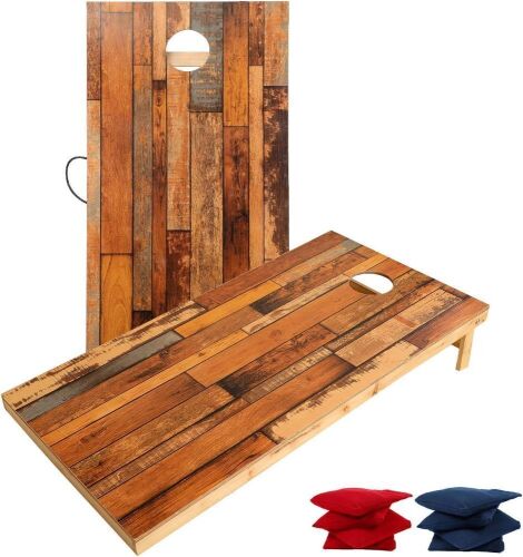 Solid Wood Premium Corn Hole Outdoor Game Set - Lot 74