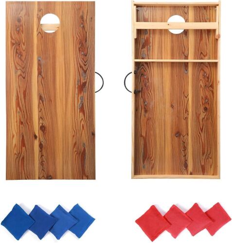 Solid Wood Premium Cornhole Game Set - Lot 84