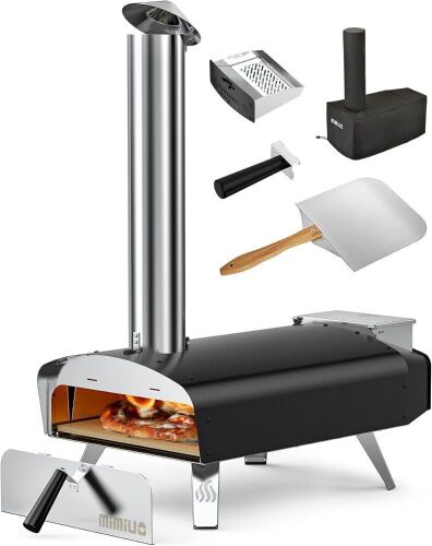 Mimiuo Outdoor Wood Pellet Pizza Oven  - Lot 36