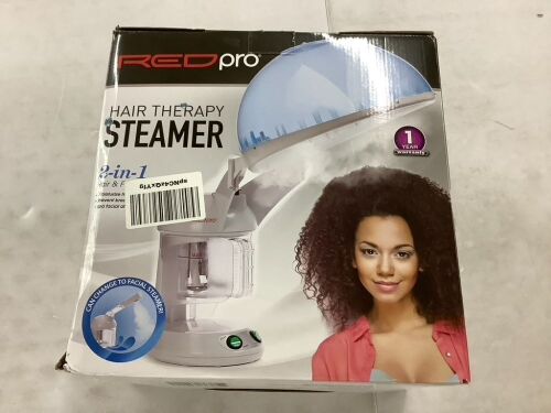 Red Pro Hair Therapy 2-in-1 Hair & Facial Steamer  - Lot 110