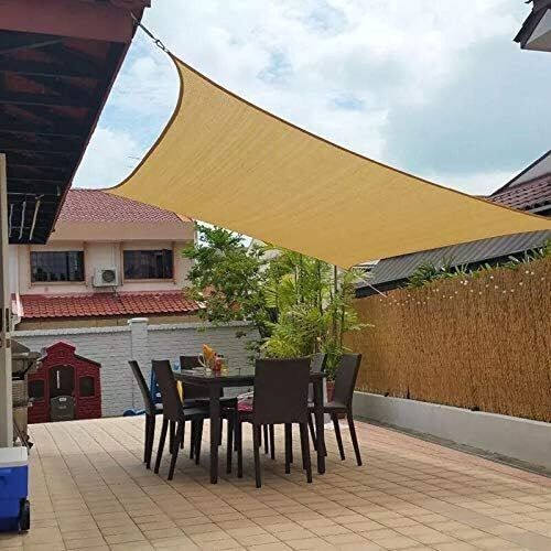 Jesasy Rectangle 10' x 20' Sun Shade Sail  - Lot 368
