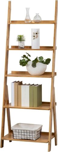 5-Tier Leaning Ladder Shelf - Lot 117